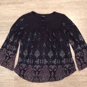 Lucky Brand Long Sleeve Blouse